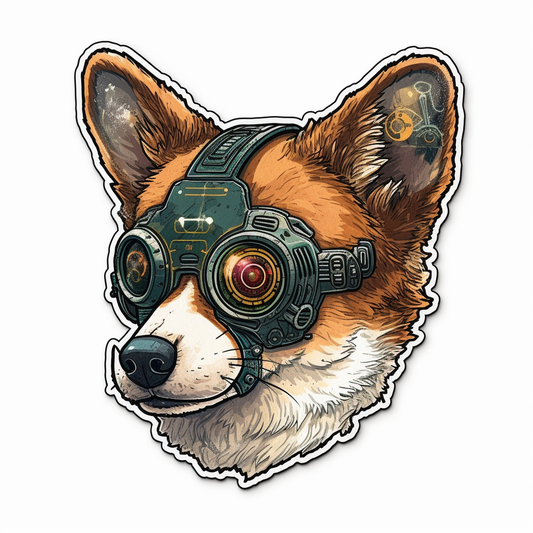 Corgi Dog Vinyl Decal Sticker for Car, Laptop, Tumbler and more # 003544