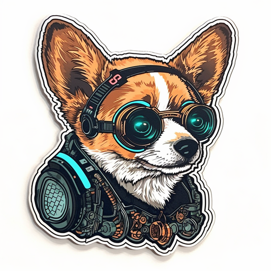 Corgi Dog Vinyl Decal Sticker for Car, Laptop, Tumbler and more # 003567