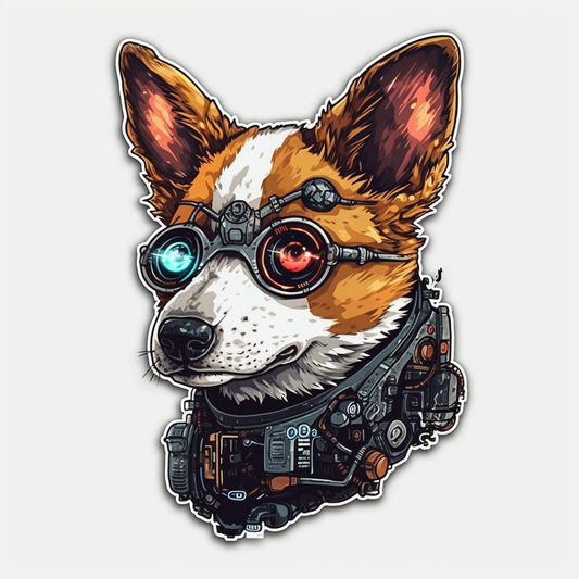 Corgi Dog Vinyl Decal Sticker for Car, Laptop, Tumbler and more # 003545