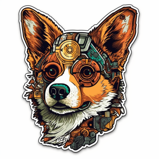 Corgi Dog Vinyl Decal Sticker for Car, Laptop, Tumbler and more # 003551