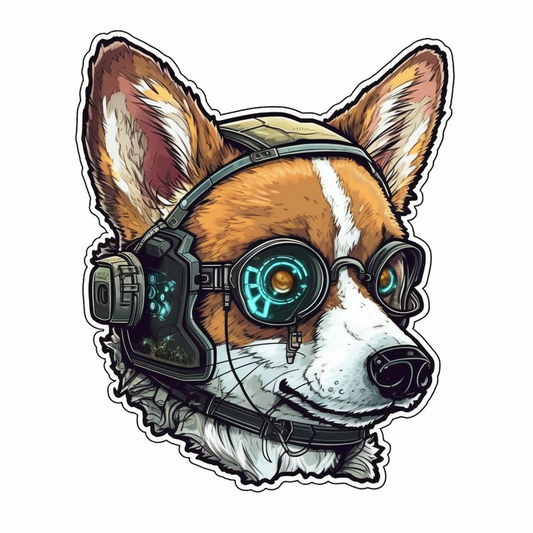 Corgi Dog Vinyl Decal Sticker for Car, Laptop, Tumbler and more # 003554