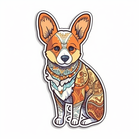 Corgi Dog Vinyl Decal Sticker for Car, Laptop, Tumbler and more # 003560