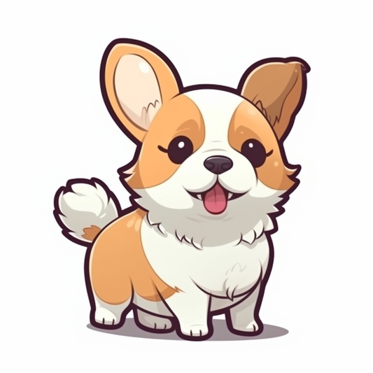 Corgi Dog Vinyl Decal Sticker for Car, Laptop, Tumbler and more # 003577
