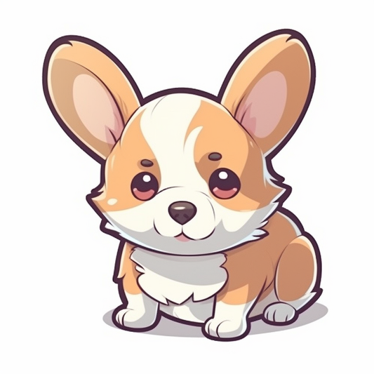 Corgi Dog Vinyl Decal Sticker for Car, Laptop, Tumbler and more # 003578
