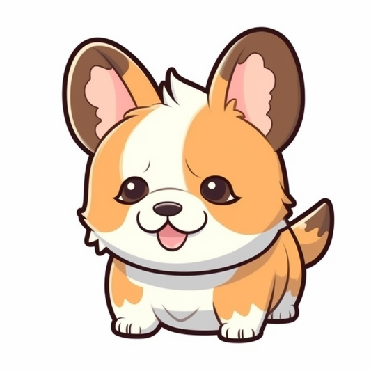 Corgi Dog Vinyl Decal Sticker for Car, Laptop, Tumbler and more # 003583