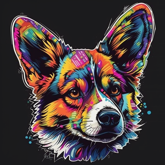 Corgi Dog Vinyl Decal Sticker for Car, Laptop, Tumbler and more # 003597