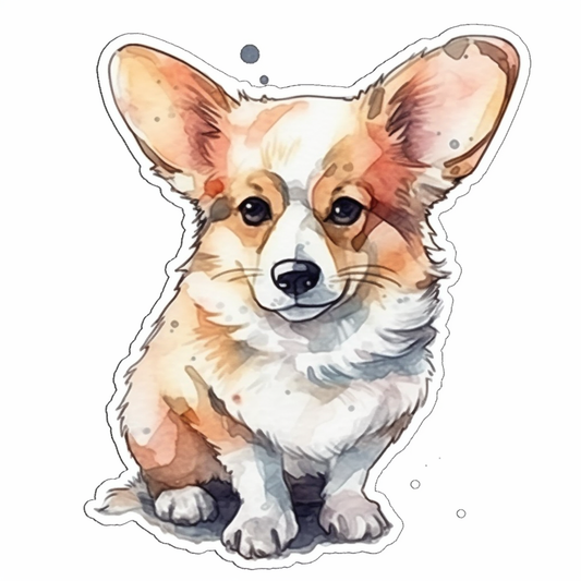 Corgi Dog Vinyl Decal Sticker for Car, Laptop, Tumbler and more # 003605