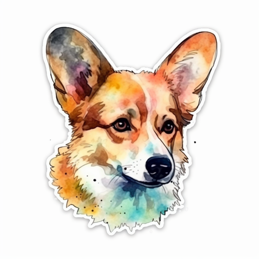 Corgi Dog Vinyl Decal Sticker for Car, Laptop, Tumbler and more # 003601