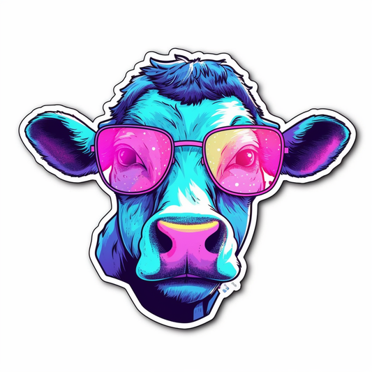 Cow Vinyl Decal Sticker for Car, Laptop, Tumbler and more # 005656