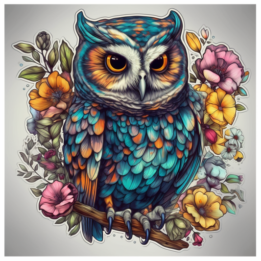 owl Vinyl Decal Sticker for Car, Laptop, Tumbler and more # 008095