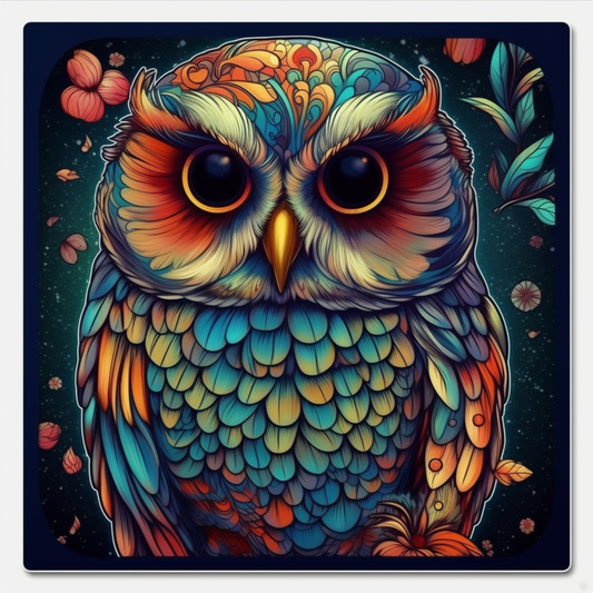 owl Vinyl Decal Sticker for Car, Laptop, Tumbler and more # 008092