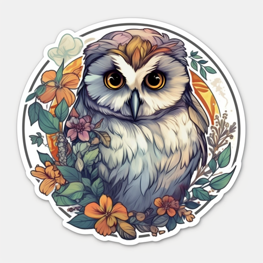 owl Vinyl Decal Sticker for Car, Laptop, Tumbler and more # 008086