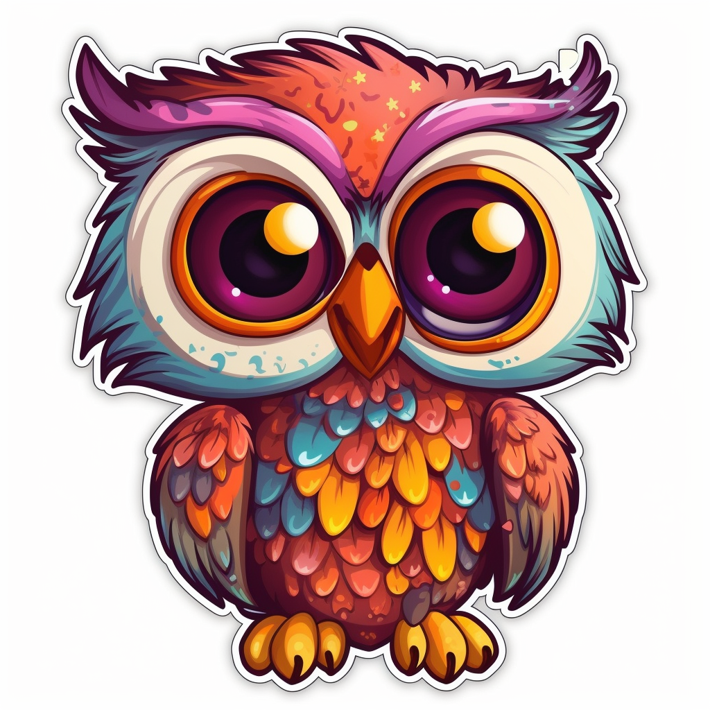 owl Vinyl Decal Sticker for Car, Laptop, Tumbler and more # 008088