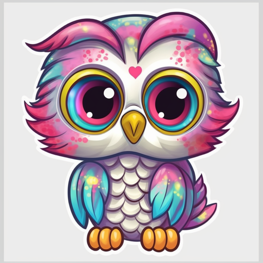 owl Vinyl Decal Sticker for Car, Laptop, Tumbler and more # 008089