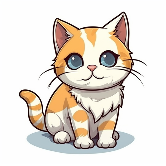 Cute Cat Vinyl Decal Sticker for Car, Laptop, Tumbler and more # 003950