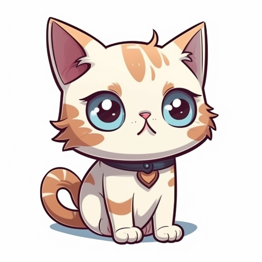 Cute Cat Vinyl Decal Sticker for Car, Laptop, Tumbler and more # 003954