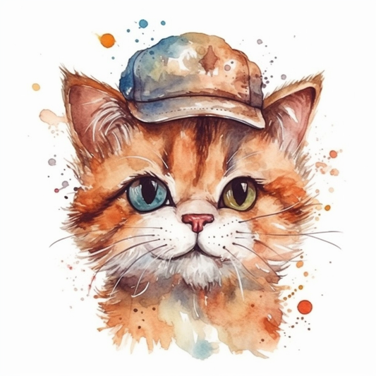 Cute Cat Vinyl Decal Sticker for Car, Laptop, Tumbler and more # 003998