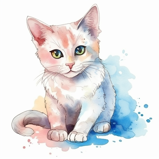 Cute Cat Vinyl Decal Sticker for Car, Laptop, Tumbler and more # 004004