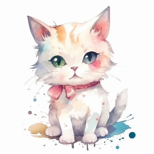 Cute Cat Vinyl Decal Sticker for Car, Laptop, Tumbler and more # 004001