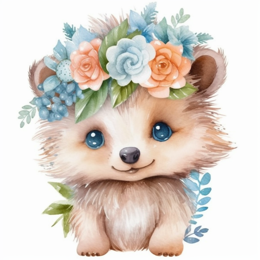 Cute and Adorble Hedgehog Vinyl Decal Sticker for Car, Laptop, Tumbler and more # 0011118