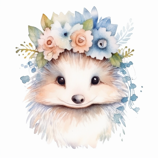 Cute and Adorble Hedgehog Vinyl Decal Sticker for Car, Laptop, Tumbler and more # 0011123