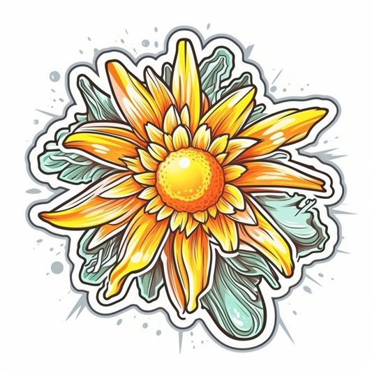 Daffodil Flowre Vinyl Decal Sticker for Car, Laptop, Tumbler and more # 006358