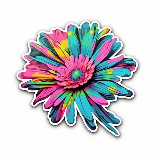 Daisy Flower Vinyl Decal Sticker for Car, Laptop, Tumbler and more # 006226