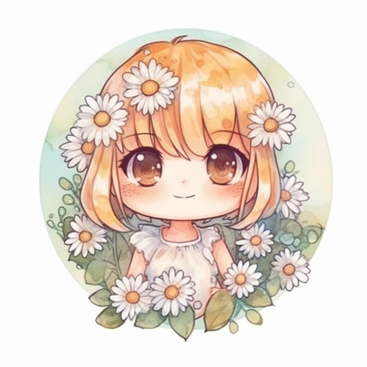 Daisy Flower Vinyl Decal Sticker for Car, Laptop, Tumbler and more # 006231