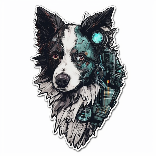 Border Collie Dog Vinyl Decal Sticker for Car, Laptop, Tumbler and more # 002095