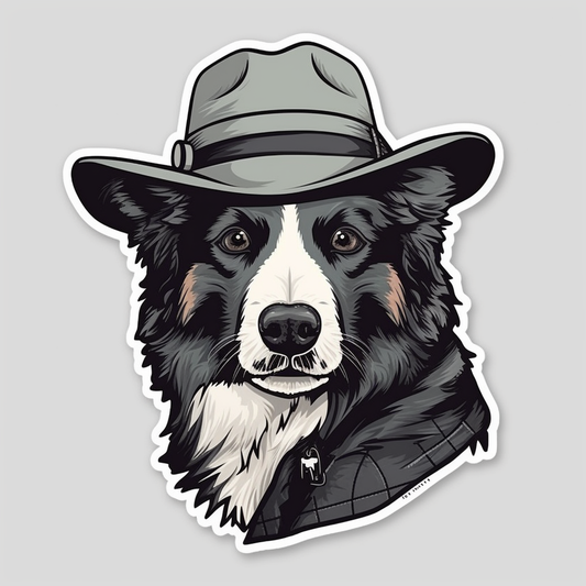 Border Collie Dog Vinyl Decal Sticker for Car, Laptop, Tumbler and more # 001995