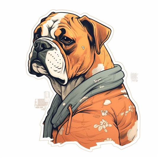 Boxer Dog Vinyl Decal Sticker for Car, Laptop, Tumbler and more # 002124