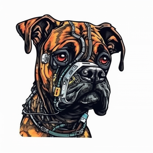 Boxer Dog Vinyl Decal Sticker for Car, Laptop, Tumbler and more # 002072