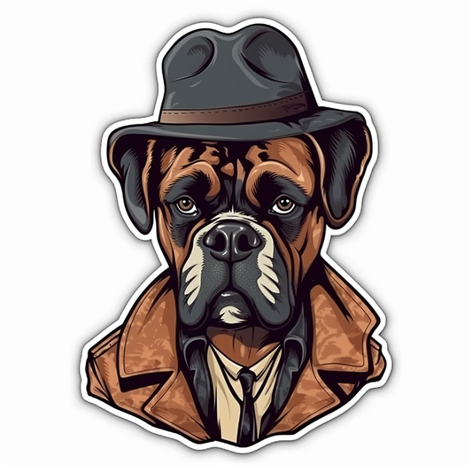 Boxer Dog Vinyl Decal Sticker for Car, Laptop, Tumbler and more # 2197
