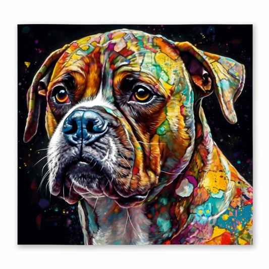 Boxer Dog Vinyl Decal Sticker for Car, Laptop, Tumbler and more # 2214