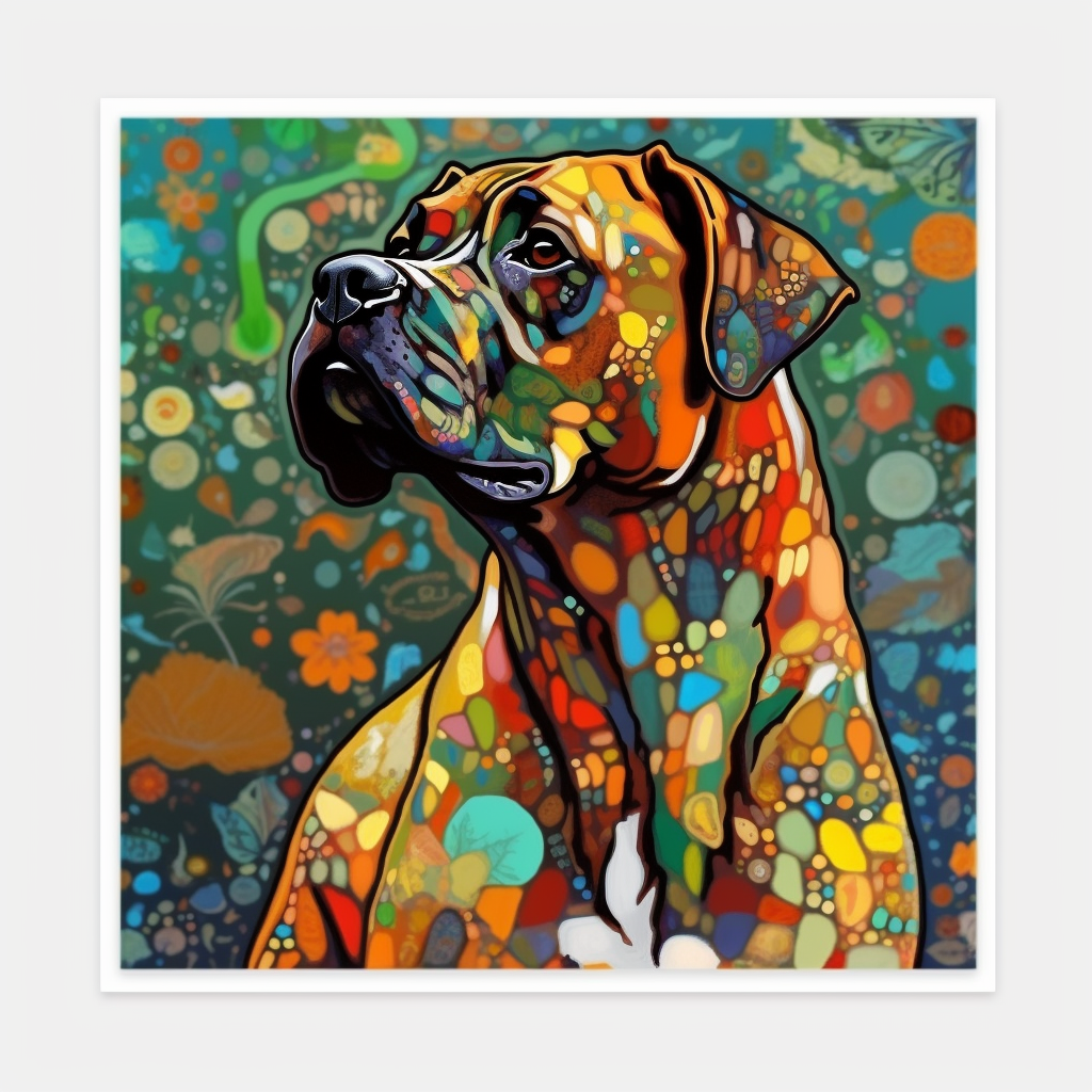 Boxer Dog Vinyl Decal Sticker for Car, Laptop, Tumbler and more # 2211