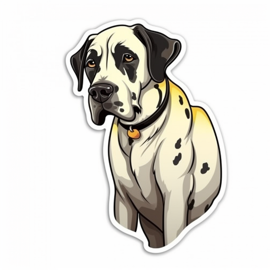 Great Dane Dog Vinyl Decal Sticker for Car, Laptop, Tumbler and more # 002014