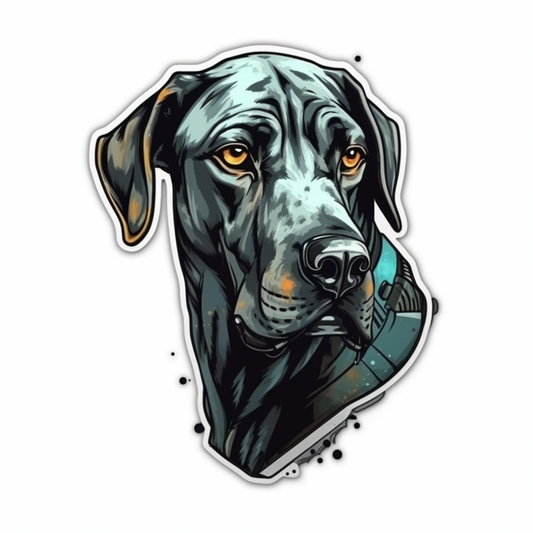 Great Dane Dog Vinyl Decal Sticker for Car, Laptop, Tumbler and more # 2228