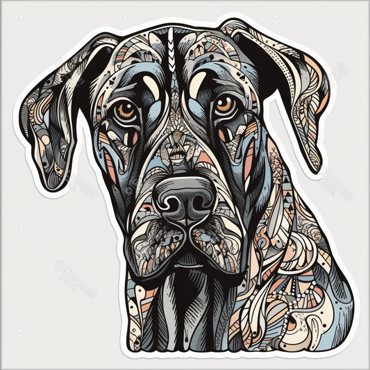 Great Dane Dog Vinyl Decal Sticker for Car, Laptop, Tumbler and more # 2243