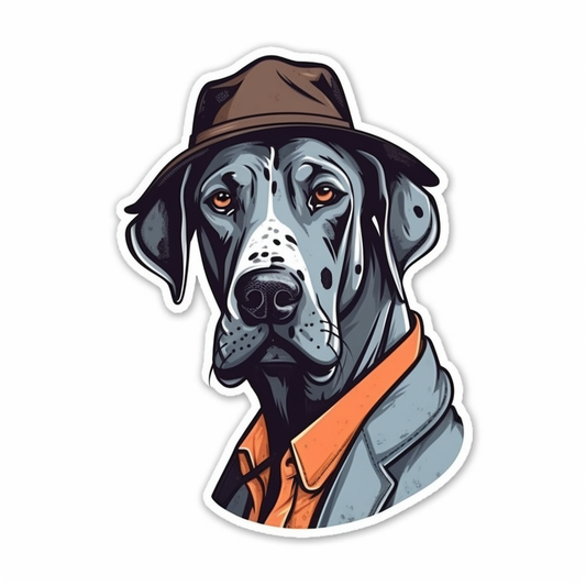 Great Dane Dog Vinyl Decal Sticker for Car, Laptop, Tumbler and more # 2250