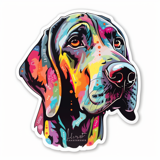 Great Dane Dog Vinyl Decal Sticker for Car, Laptop, Tumbler and more # 002049