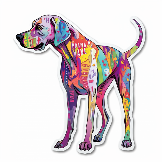 Great Dane Dog Vinyl Decal Sticker for Car, Laptop, Tumbler and more # 2253