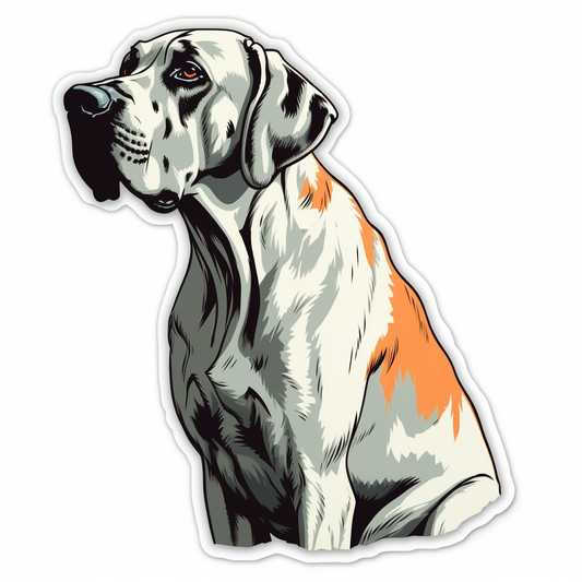 Great Dane Dog Vinyl Decal Sticker for Car, Laptop, Tumbler and more # 2272