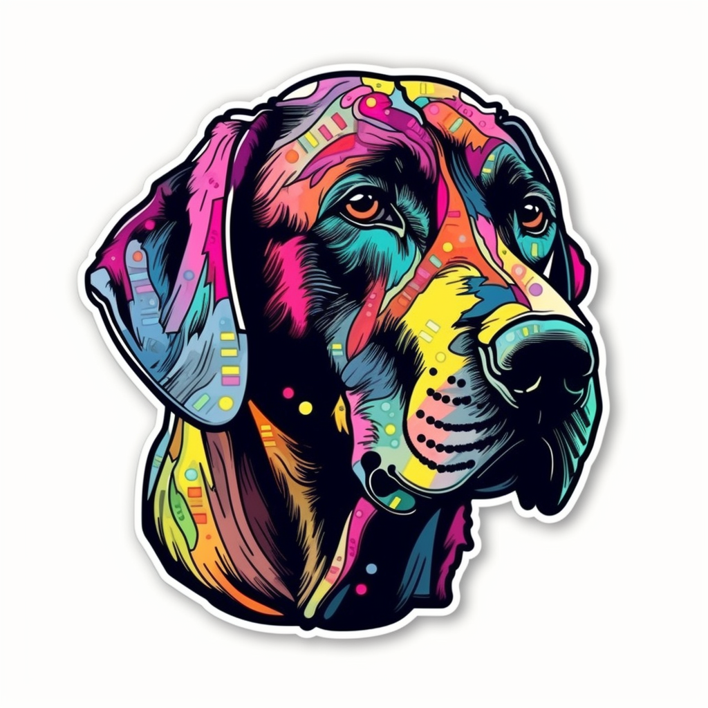 Great Dane Dog Vinyl Decal Sticker for Car, Laptop, Tumbler and more # 001952