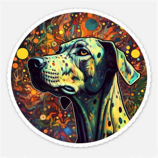 Great Dane Dog Vinyl Decal Sticker for Car, Laptop, Tumbler and more # 2281