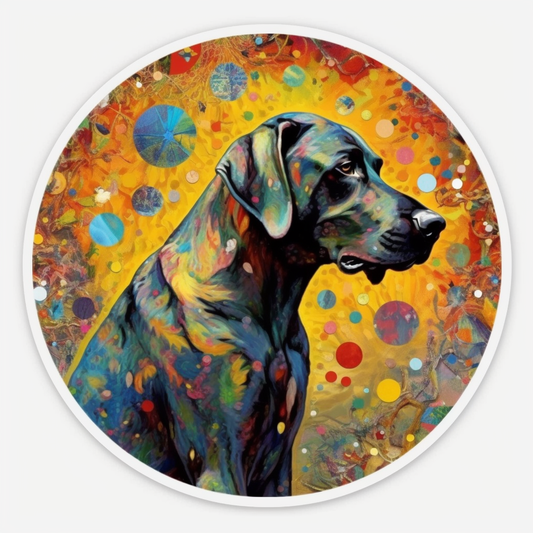 Great Dane Dog Vinyl Decal Sticker for Car, Laptop, Tumbler and more # 2278