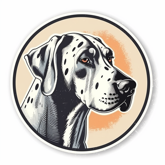 Great Dane Dog Vinyl Decal Sticker for Car, Laptop, Tumbler and more # 2286