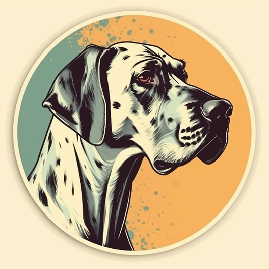 Great Dane Dog Vinyl Decal Sticker for Car, Laptop, Tumbler and more # 2284