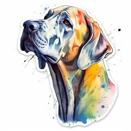 Great Dane Dog Vinyl Decal Sticker for Car, Laptop, Tumbler and more # 2290