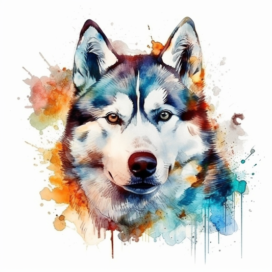 Siberian Dog Vinyl Decal Sticker for Car, Laptop, Tumbler and more # 2071