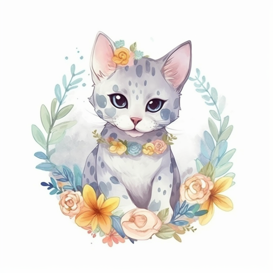 Egyptian Mau Cat Vinyl Decal Sticker for Car, Laptop, Tumbler and more # 007751